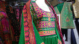 Buy New Afghan Clothes In Green Color
