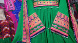 Buy New Afghan Clothes In Green Color