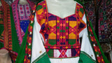 Afghan Bridal Hand Embroidered Dress