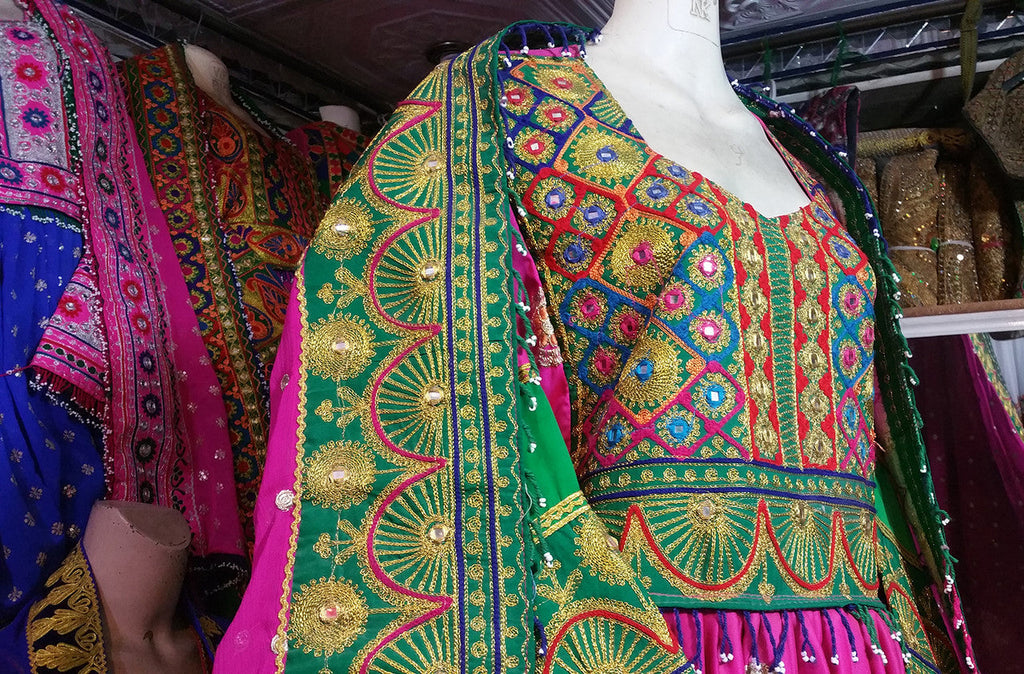 afghan fashion long dress