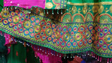Elegant Afghan Hand Embroidered Bridal Dress