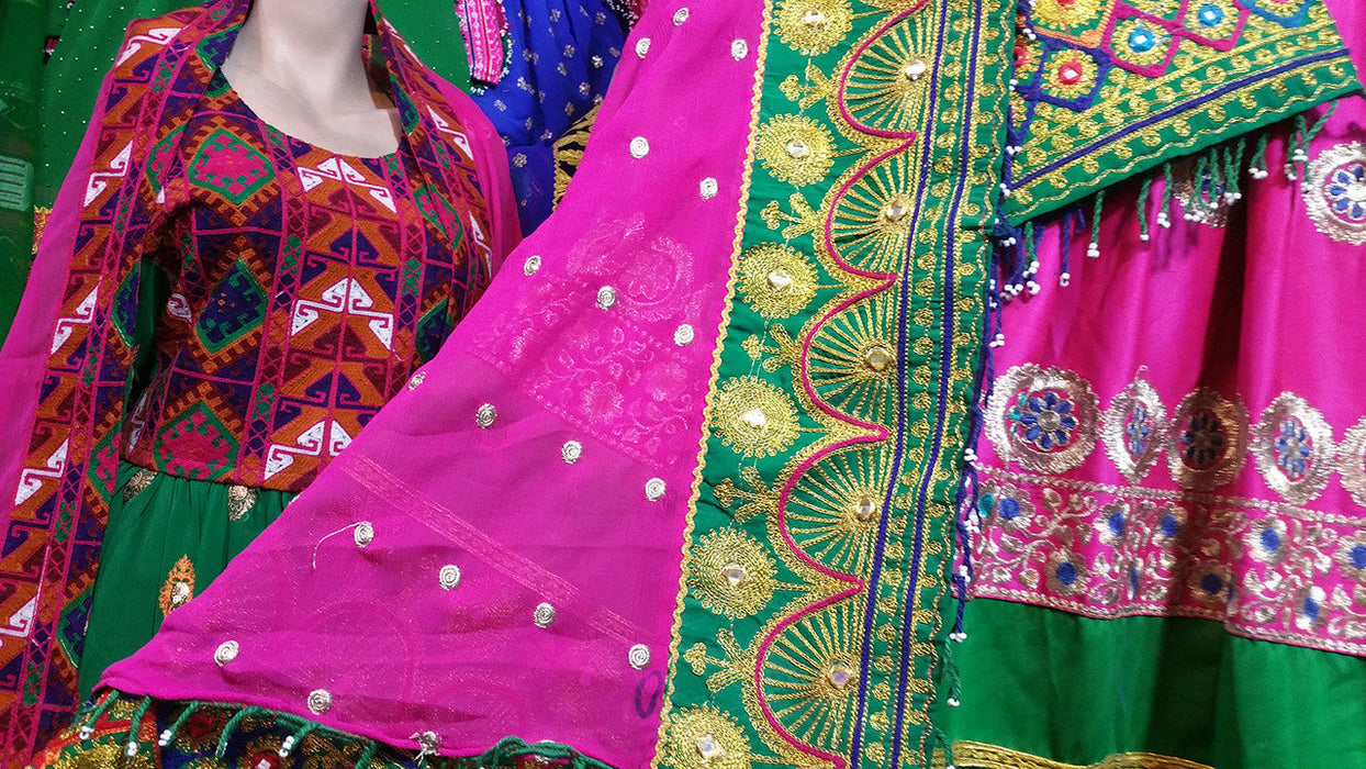 mehndi night afghan clothes