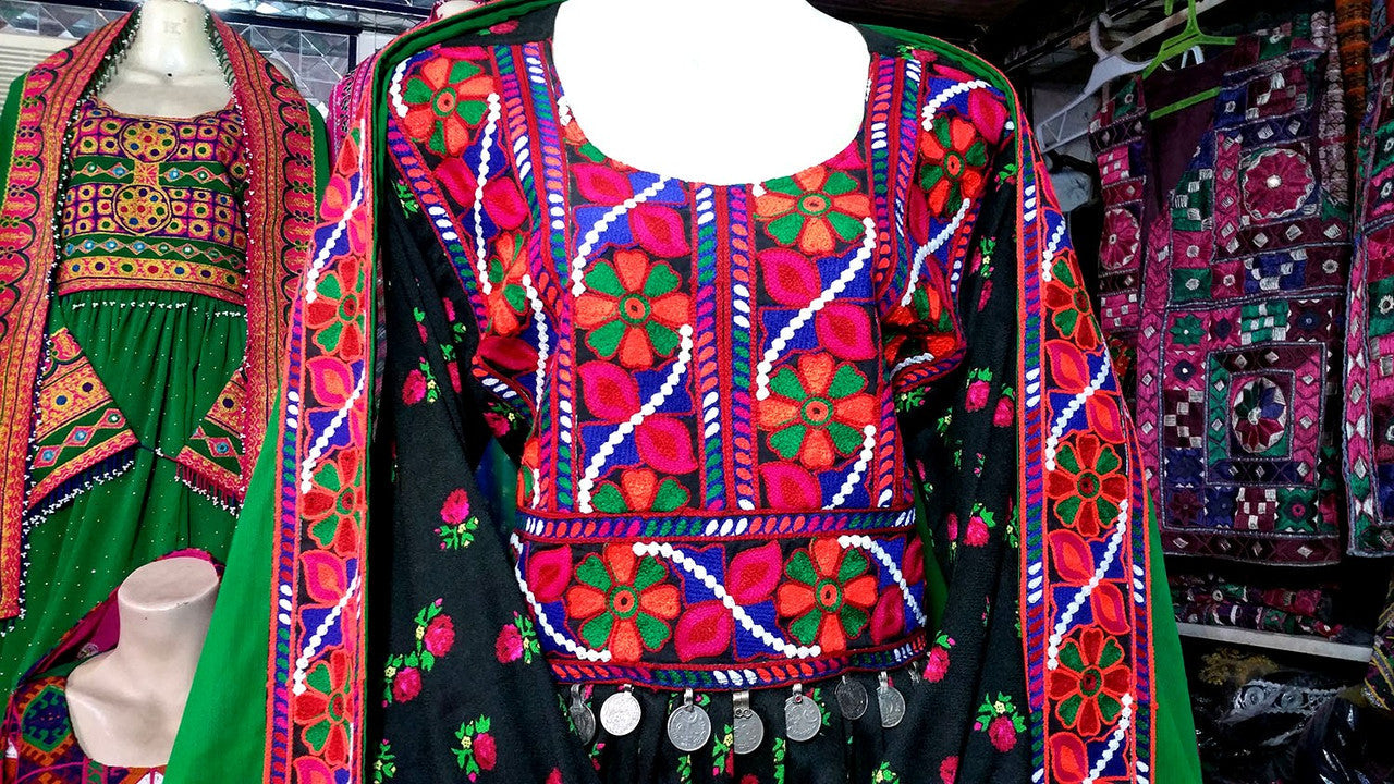 afghan coins work dress
