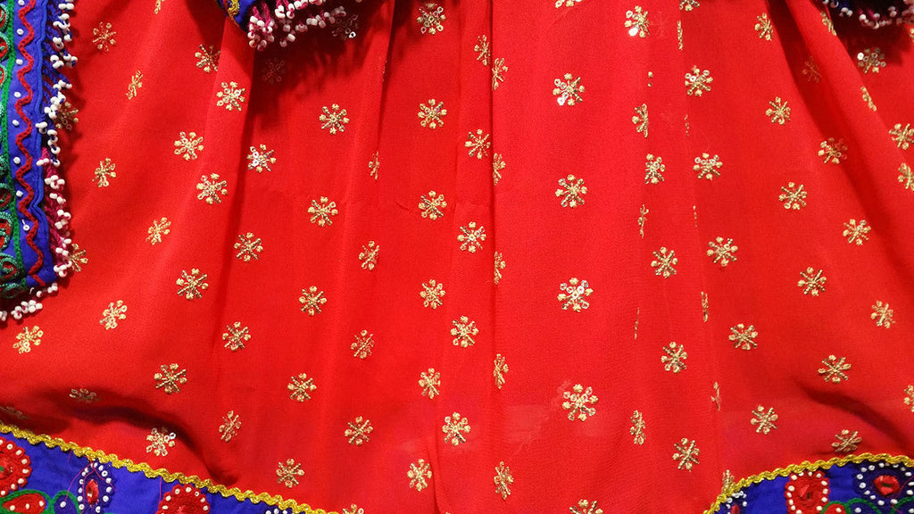 afghan barosha fabric dress