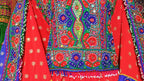 beads work afghani clothes