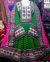 Afghan Bridal Embroidered Dress