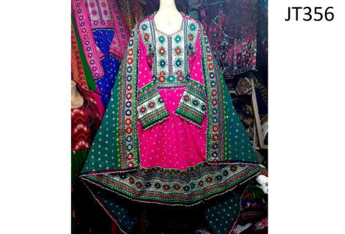 Afghan Fashion New Dress In Pink Color Saneens Wedding Clothes