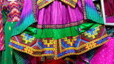 Afghan Fashion Long Dress In Purple Color