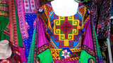 Afghan Fashion Long Dress In Purple Color