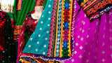 Exquisite Purple Afghan Traditional Muslim Wedding Frock
