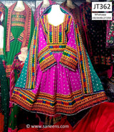 Exquisite Purple Afghan Traditional Muslim Wedding Frock