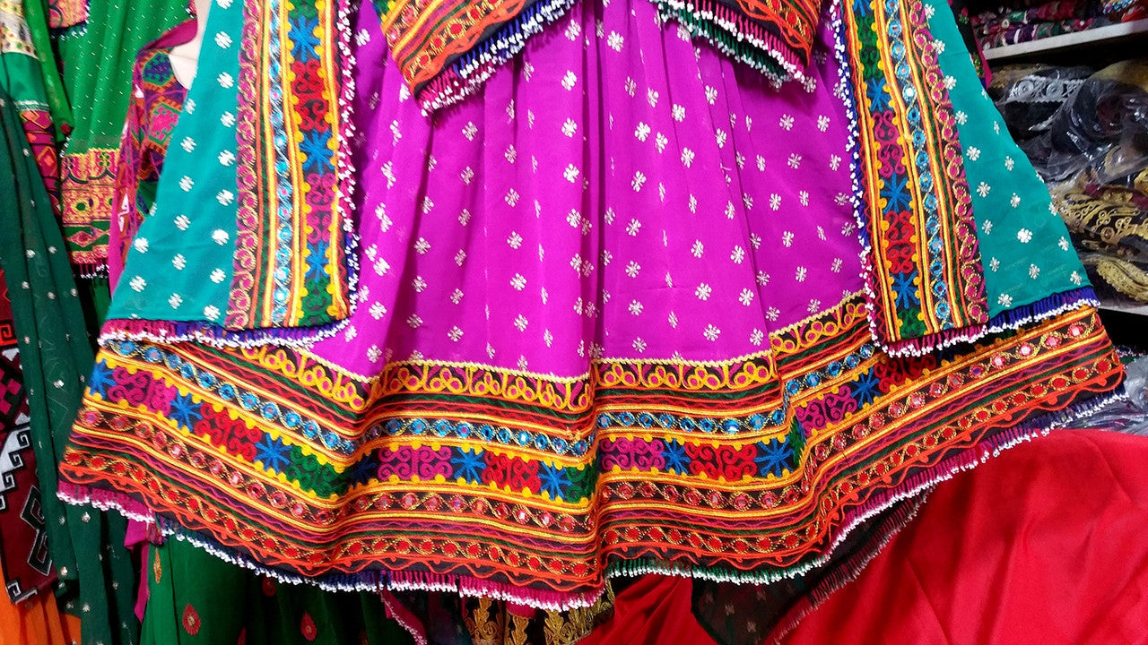 pathani dress in purple color