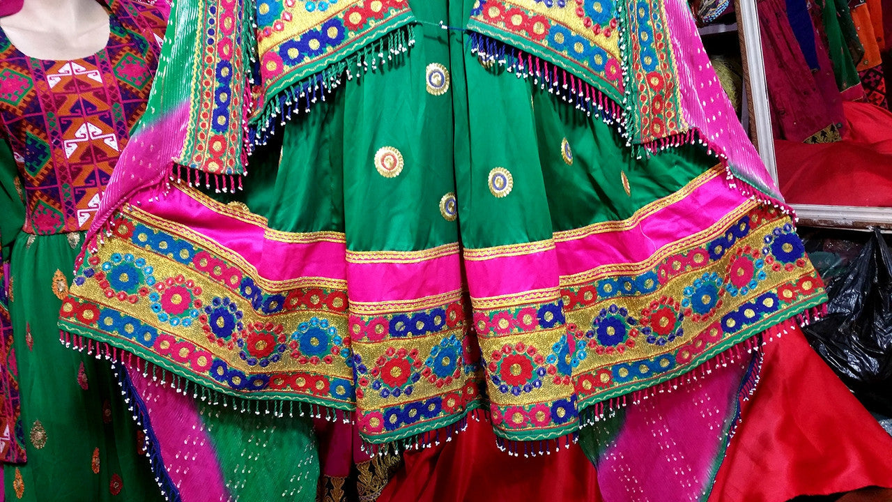 new design afghan dress with wider skirt