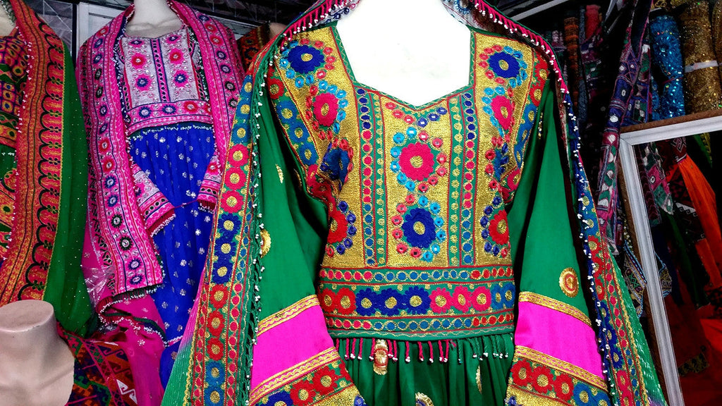 afghan muslim wedding frock
