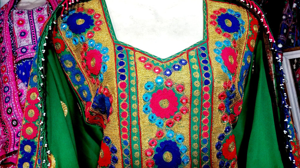 traditional pashtun bridal dress online