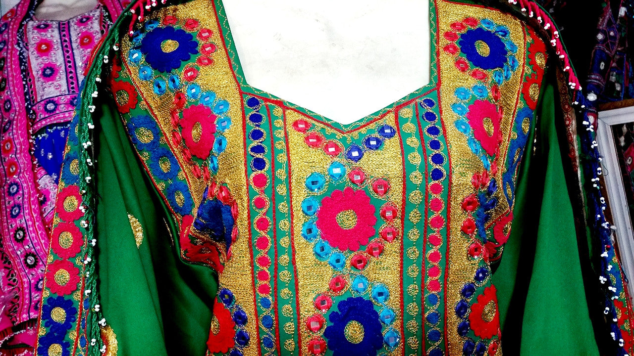 traditional pashtun bridal dress online