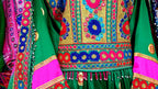 mirrors work afghan costume outfit