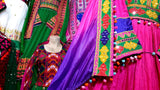 Elegant Afghan Pink Dress