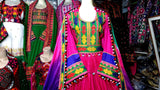Elegant Afghan Pink Dress
