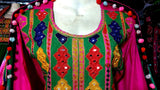 Elegant Afghan Pink Dress