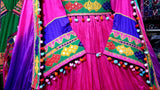 Elegant Afghan Pink Dress