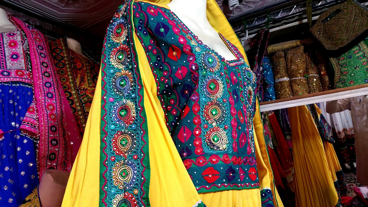 afghan fashion long dress