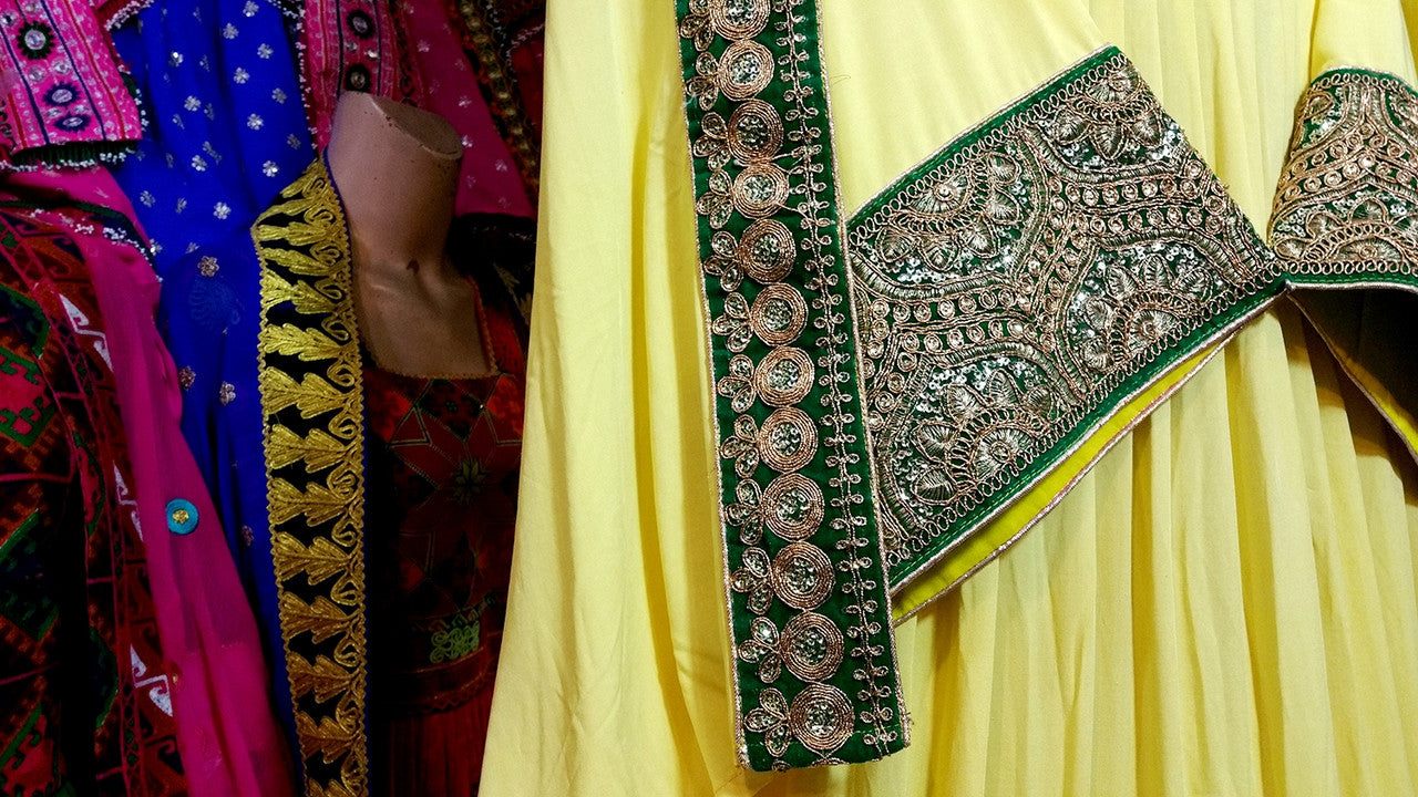 afghan girls mehndi night dress