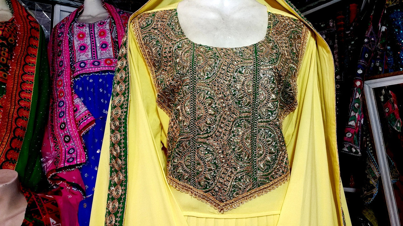 traditonal afghan frock