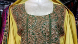 Elegant Afghan Bridal Embroidered Dress