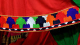 Afghani Dress In Red Color With Unique Embroidery Work Pathani Clothes