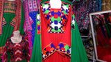 Afghani Dress In Red Color With Unique Embroidery Work Pathani Clothes