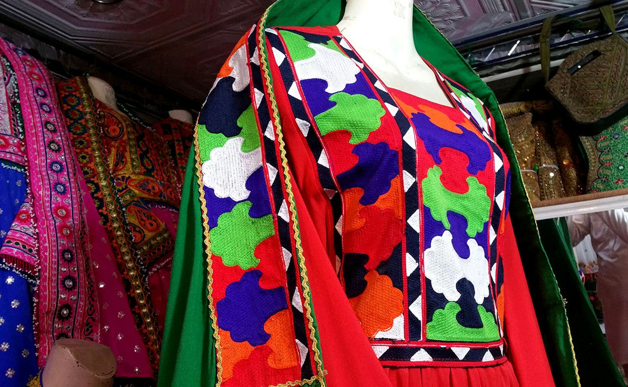 pashtun wedding frock