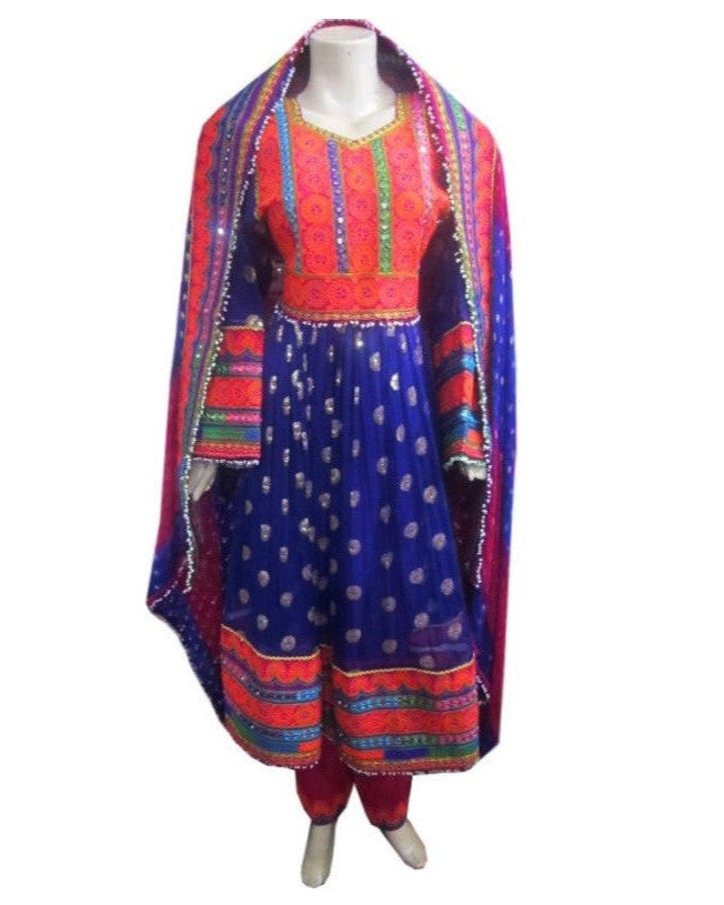 Afghan Bridal Handcrafted Dress