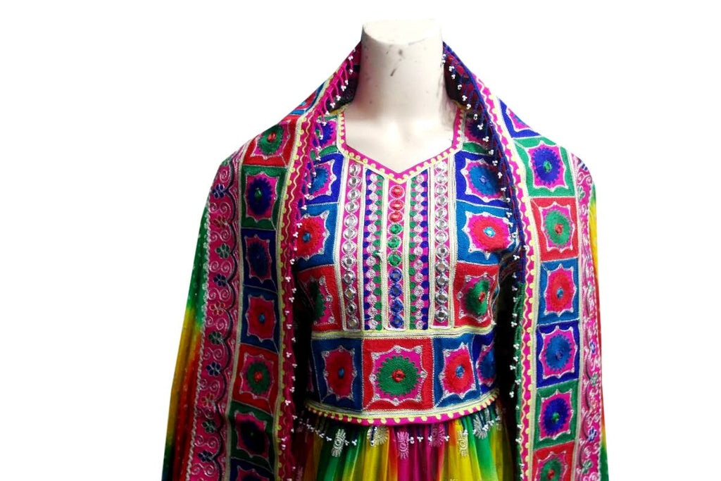 kuchi embroidered attires