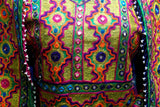 Afghan Blue Color Dress