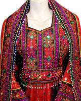 Afghan Bridal Handmade Embroidery Dress