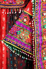 Afghan Bridal Handmade Embroidery Dress