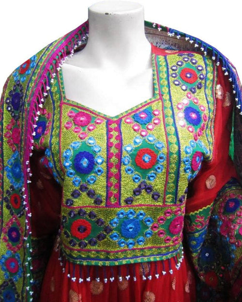 afghan nomad women handmade costume