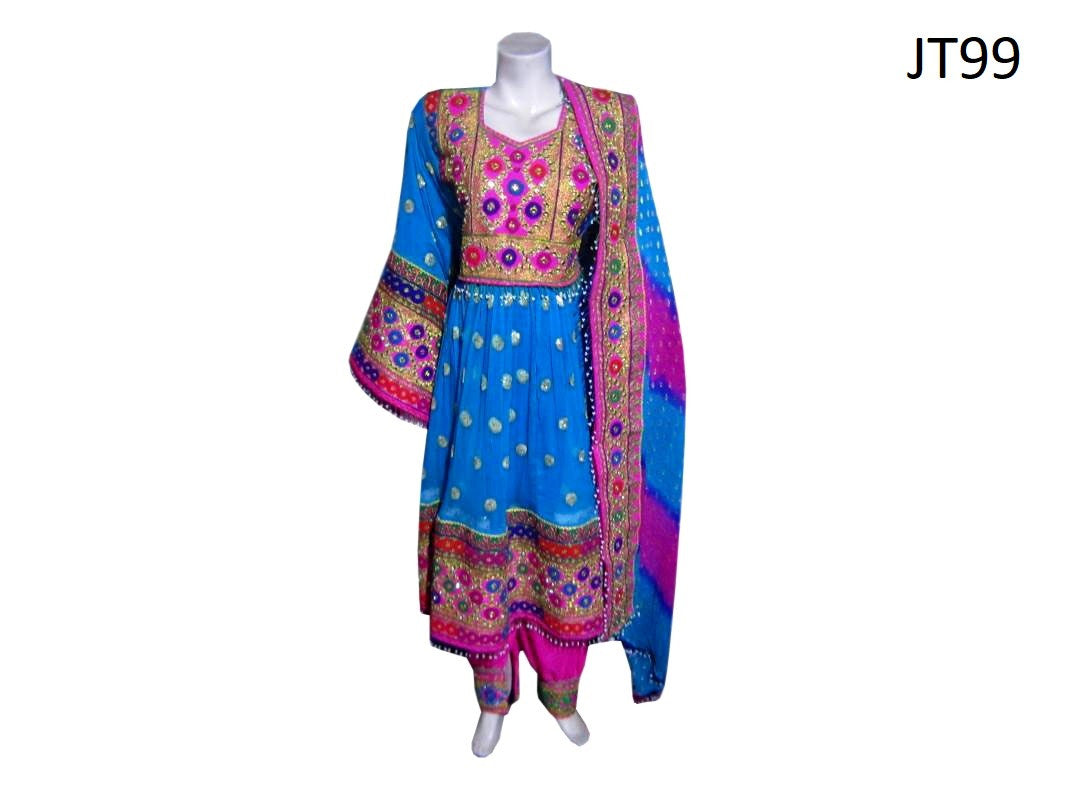 New Ladies Suit Afghan Fashion Shows Bridal Clothes Nice Needlework Phulkari