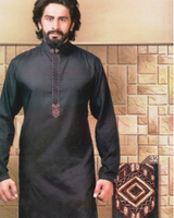 Afghan Men's Attire with Embroidery