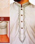 Gents Suit In Light Silver Color