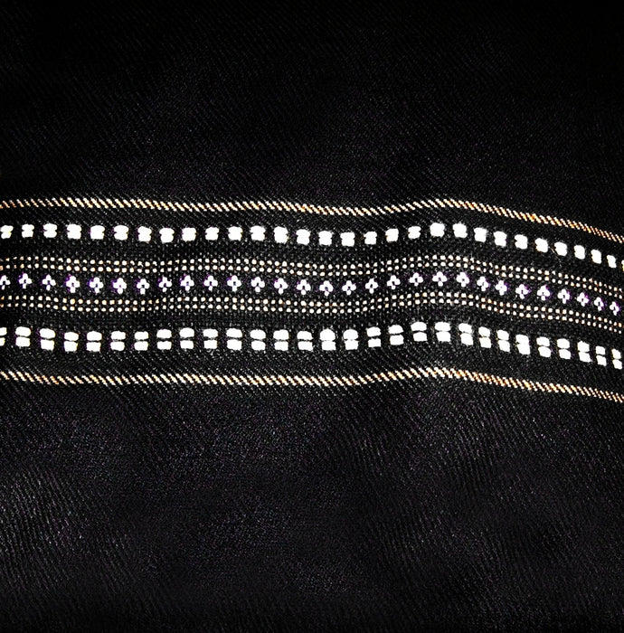 Afghan Gents Black Shawl