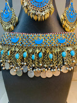 Turquoise Afghan Jewelry Set