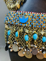 Turquoise Afghan Jewelry Set
