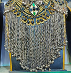 kuchi afghan jewelry set in golden color