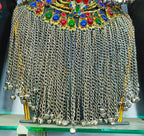 handmade long chain necklace from afghanistan