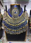 Gypsy Girls Formal Jewelry Set In Blue Stones