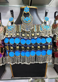 Pashtun Girls Casual Blue Stone Jewelry Set