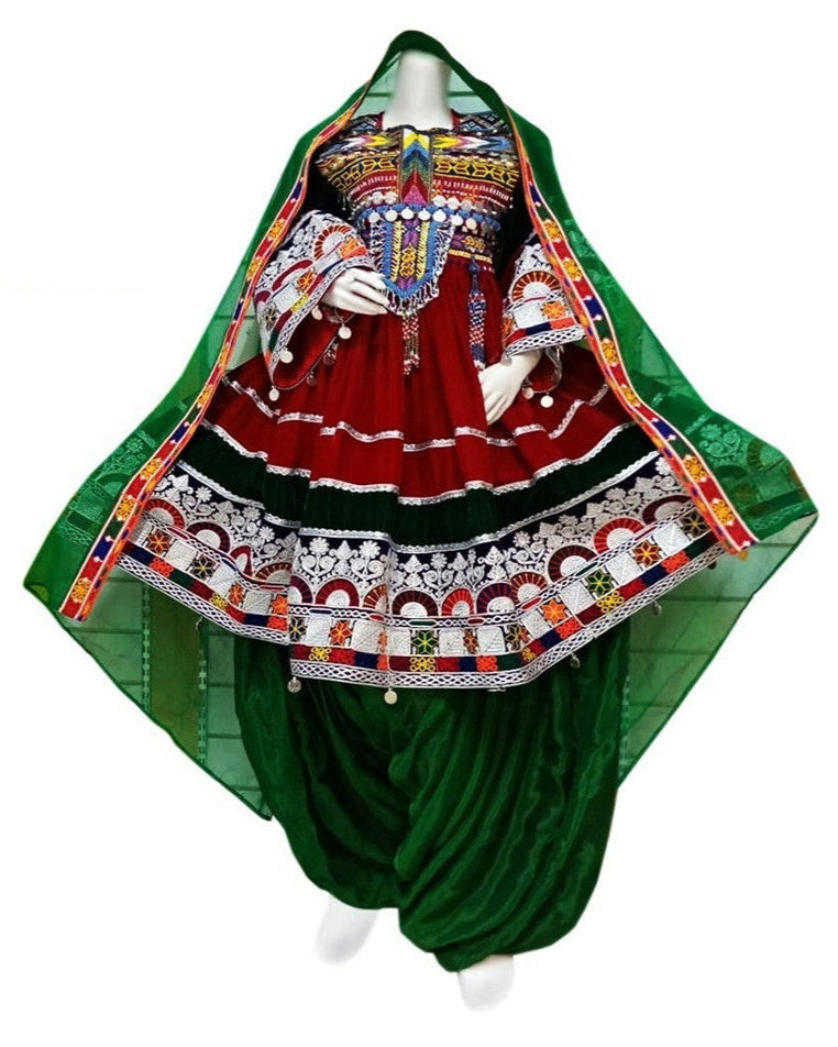 Afghan Bridal Coins Dress