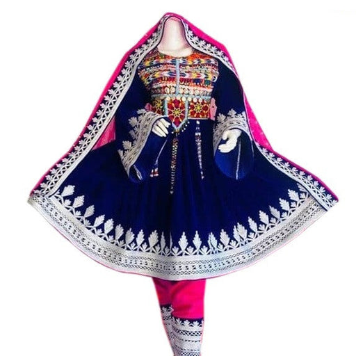 charma dozi work afghani clothes